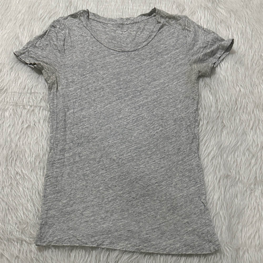 J. Crew Light Gray Short Sleeve Tee